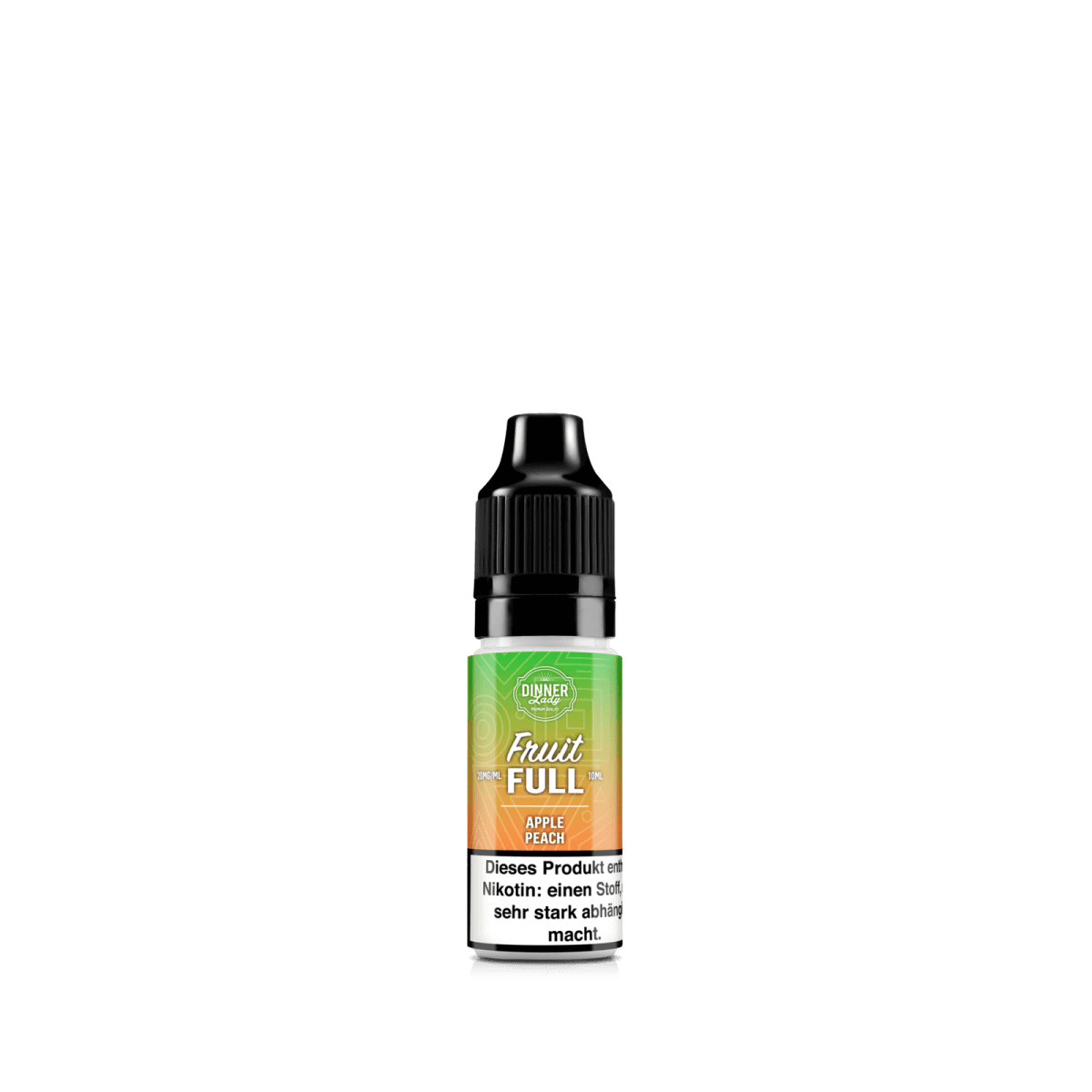 Flasche Dinner Lady Bar Salts Fruit Full - Apple Peach, Apfel-Pfirsich Aroma, erfrischend und fruchtig für Dampfer.
