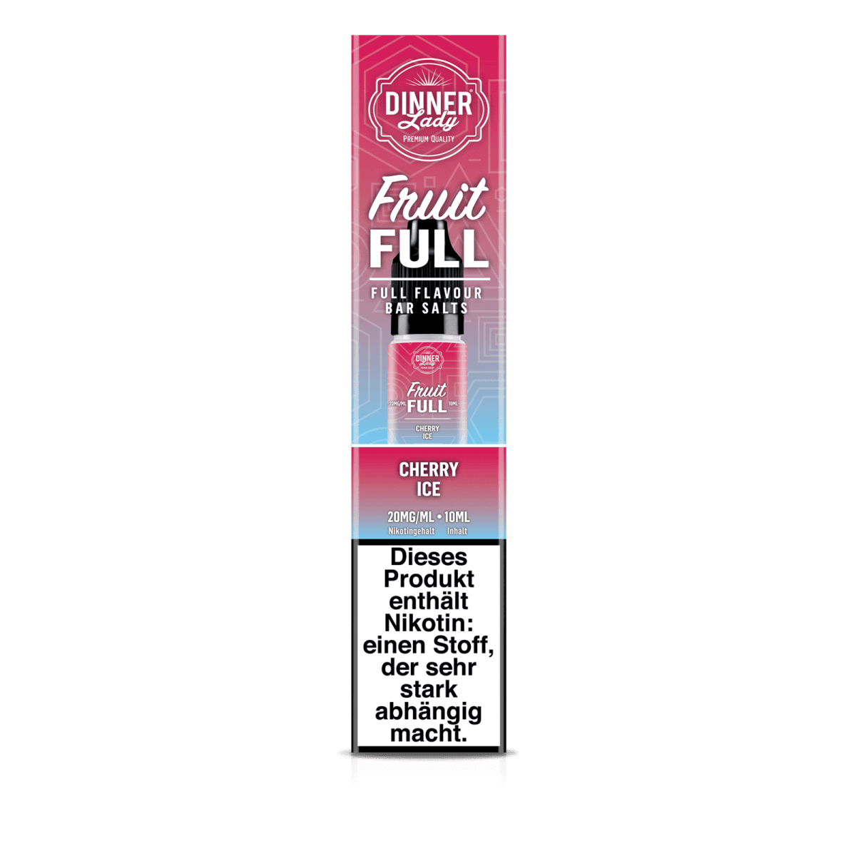 Bar Salts Cherry Ice Produkt mit erfrischendem Kirsch-Menthol-Geschmack, verleiht deinem Dampfvergnügen eine kühle, fruchtige Note.
