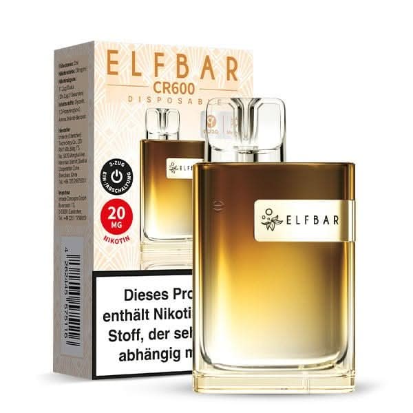 Elfbar CR600 - Erfrischendes E-Zigaretten-Erlebnis mit Minze und Menthol entdecken. Perfekt für eine kühle, belebende Brise!