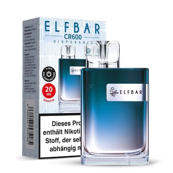 Alt Tag: Elfbar CR600 - Blueberry E-Zigarette, intensiver Blaubeergeschmack, praktische Einweg-Dampferfahrung für dich.