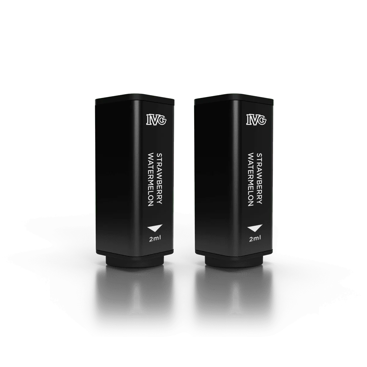 Zwei IVG 2400 Pods mit Erdbeere Wassermelone Geschmack, perfekte Erfrischung für deine Sommermomente.