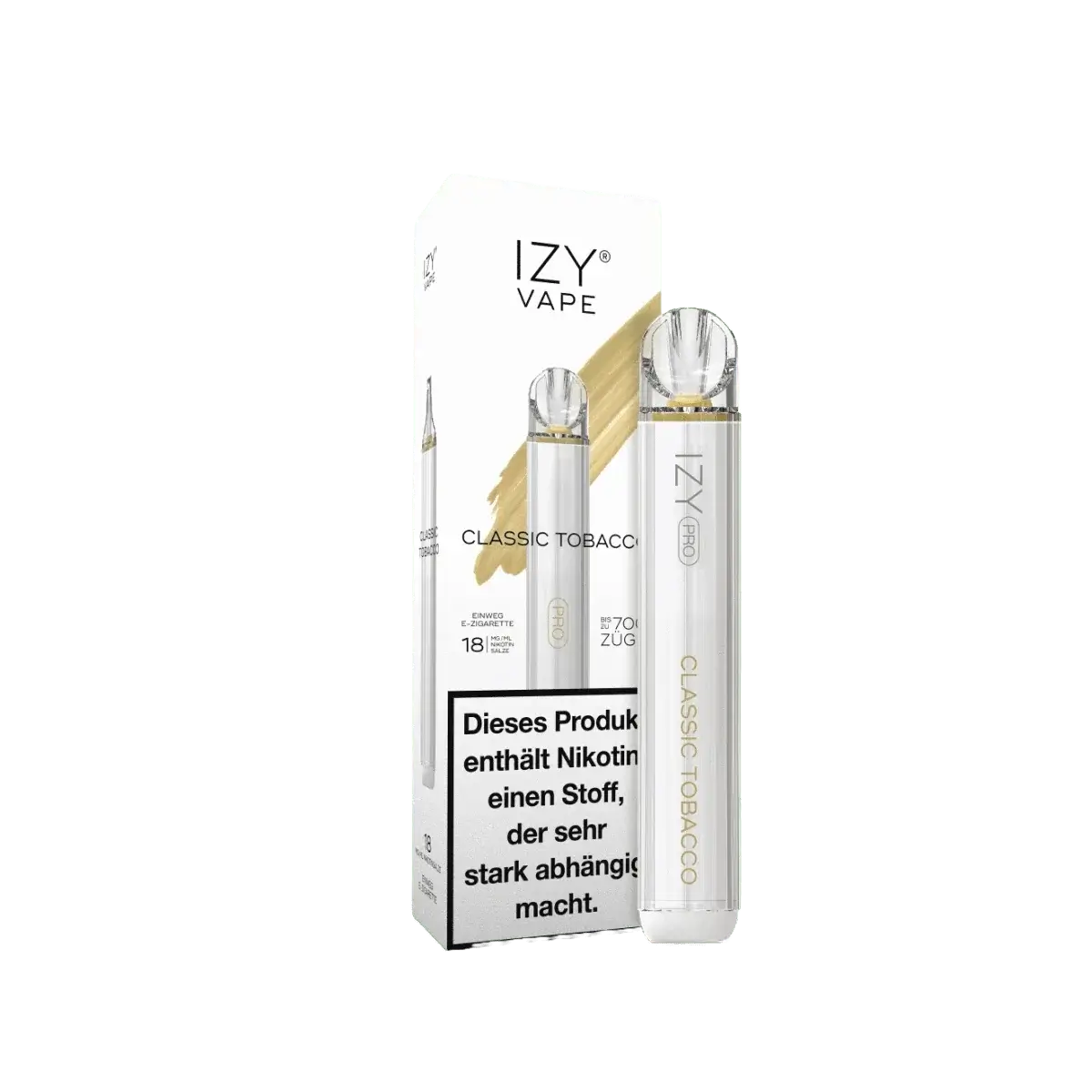 Izy Vape Izy Pro - Classic Tobacco (Tabak) Einweg-Vape kaufen Izy Vape Izy Pro - Classic Tobacco (Tabak) Einweg-Vape kaufen