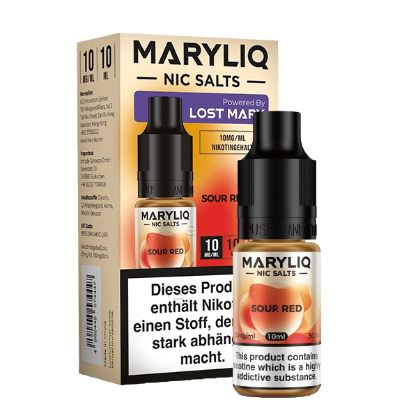 Alt Tag: Entdecke Maryliq Sour Red Apple – die perfekte Mischung aus süßen roten Äpfeln und einem erfrischenden, säuerlichen Kick.
