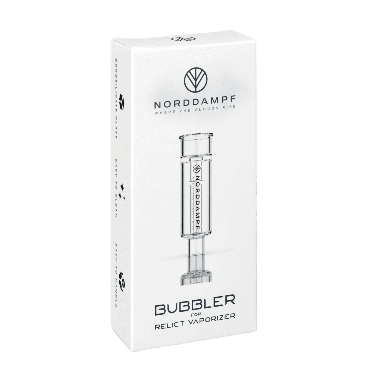 Entdecke sanfte Dämpfe mit dem Relict Bubbler Wasserfilter für den Norddampf Vaporizer. Dein Tor zu einer neuen Dampferfahrung!