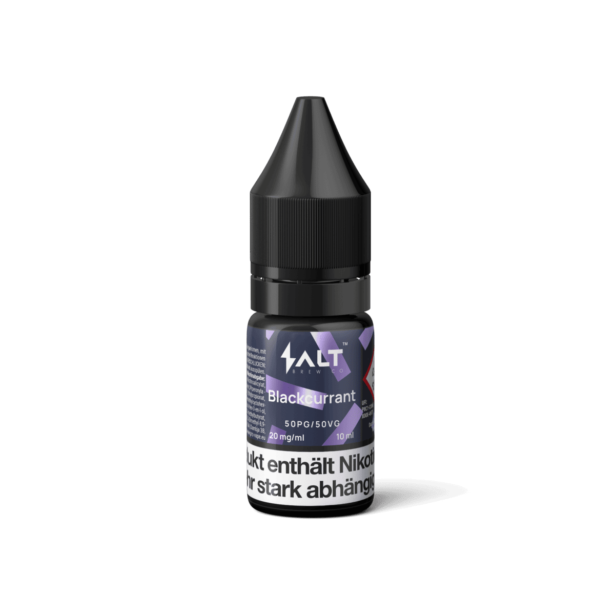 Pro Vape Salt Liquid mit intensivem Schwarze Johannisbeere Geschmack, perfekt für fruchtige Dampferlebnisse. Entdecke den Genuss!