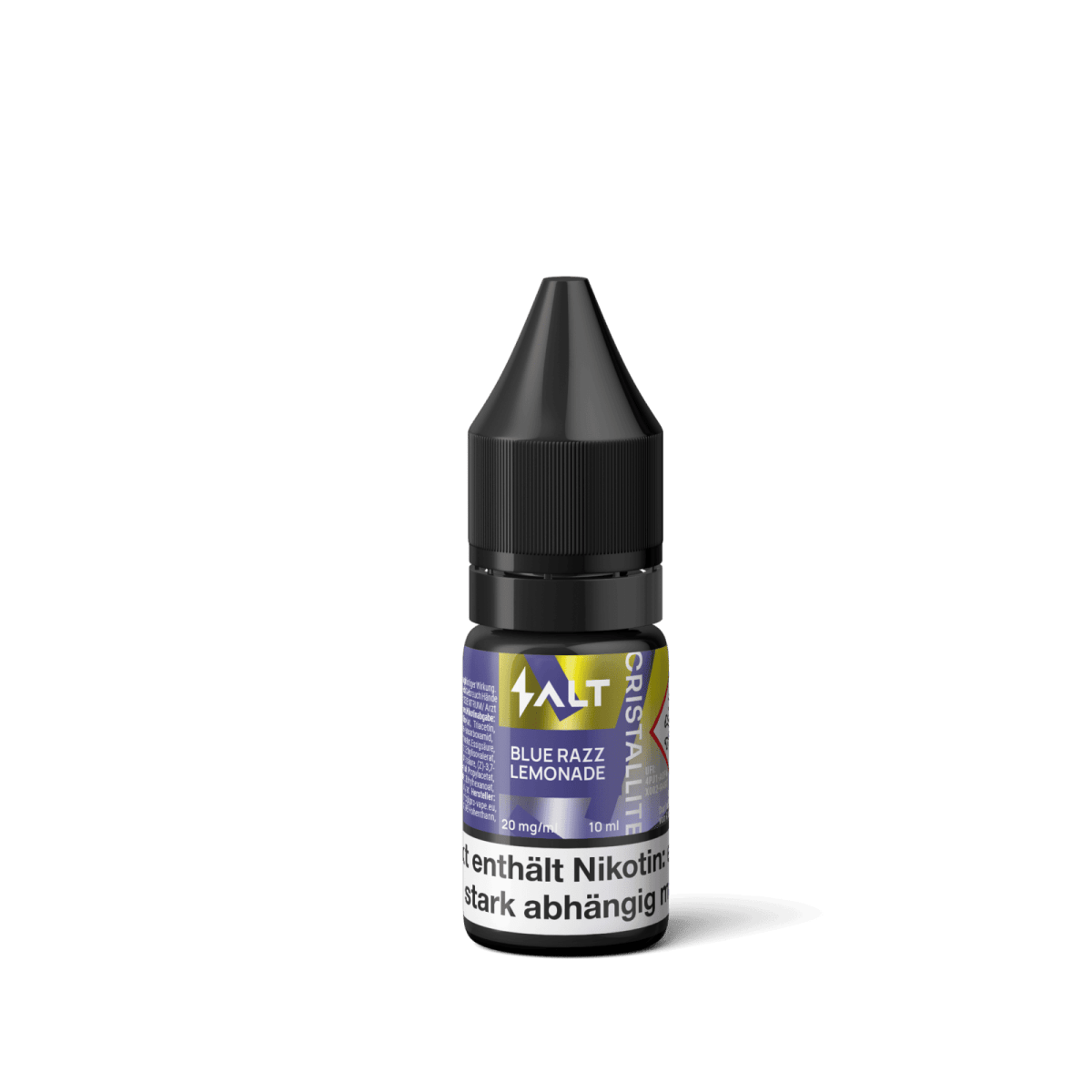 Cristallite Liquid - Erlebe die sommerliche Blue Razz Lemonade mit Blaubeeren und Himbeeren für deine E-Zigarette.