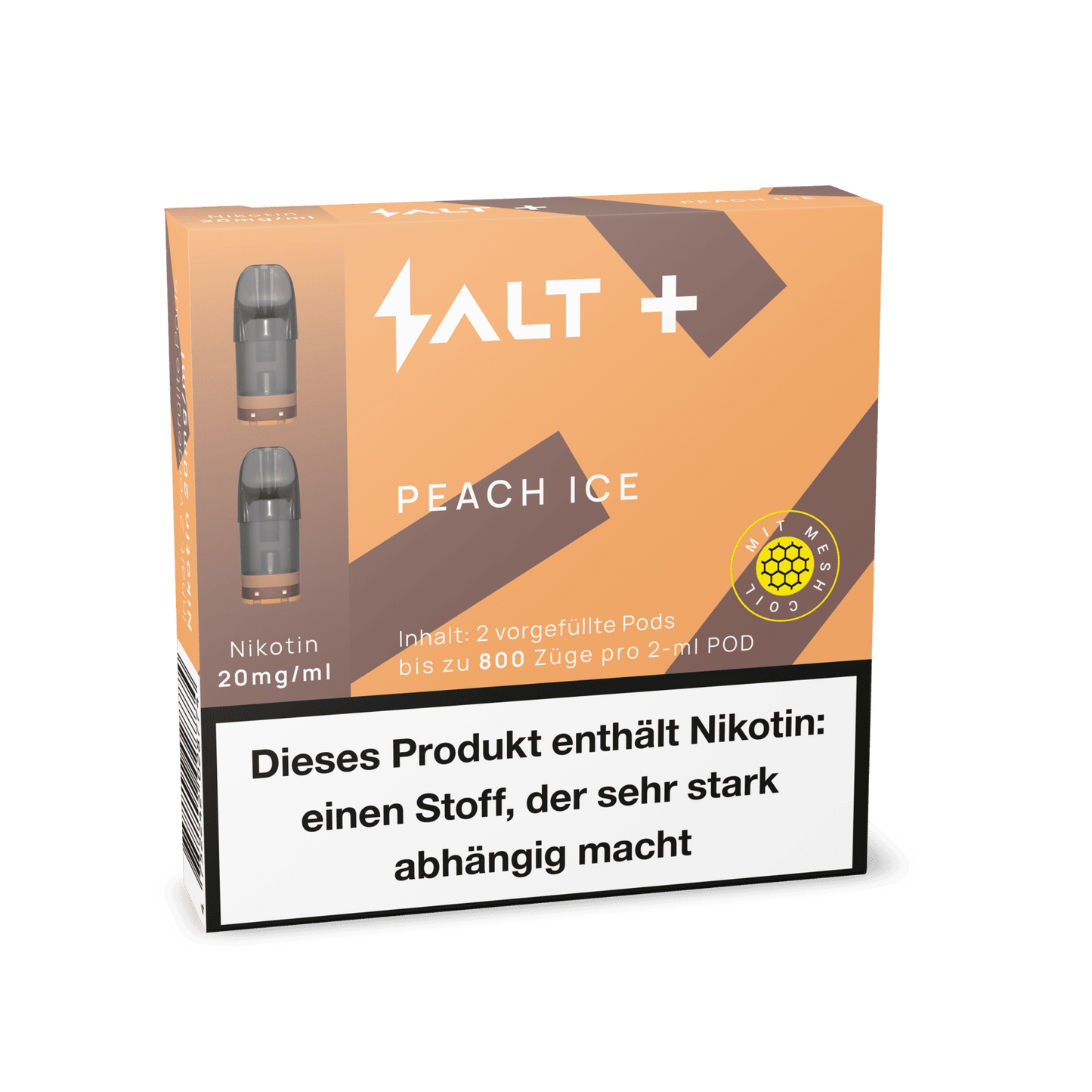 Salt+ Pod (2er Set) - Peach Ice (Pfirsich Menthol)