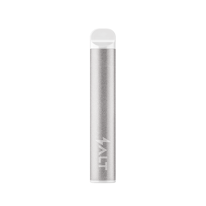 Silberner Salt Switch Vape mit Wassermelonen-Menthol-Geschmack, perfekt für prikelnden Sommervibes.