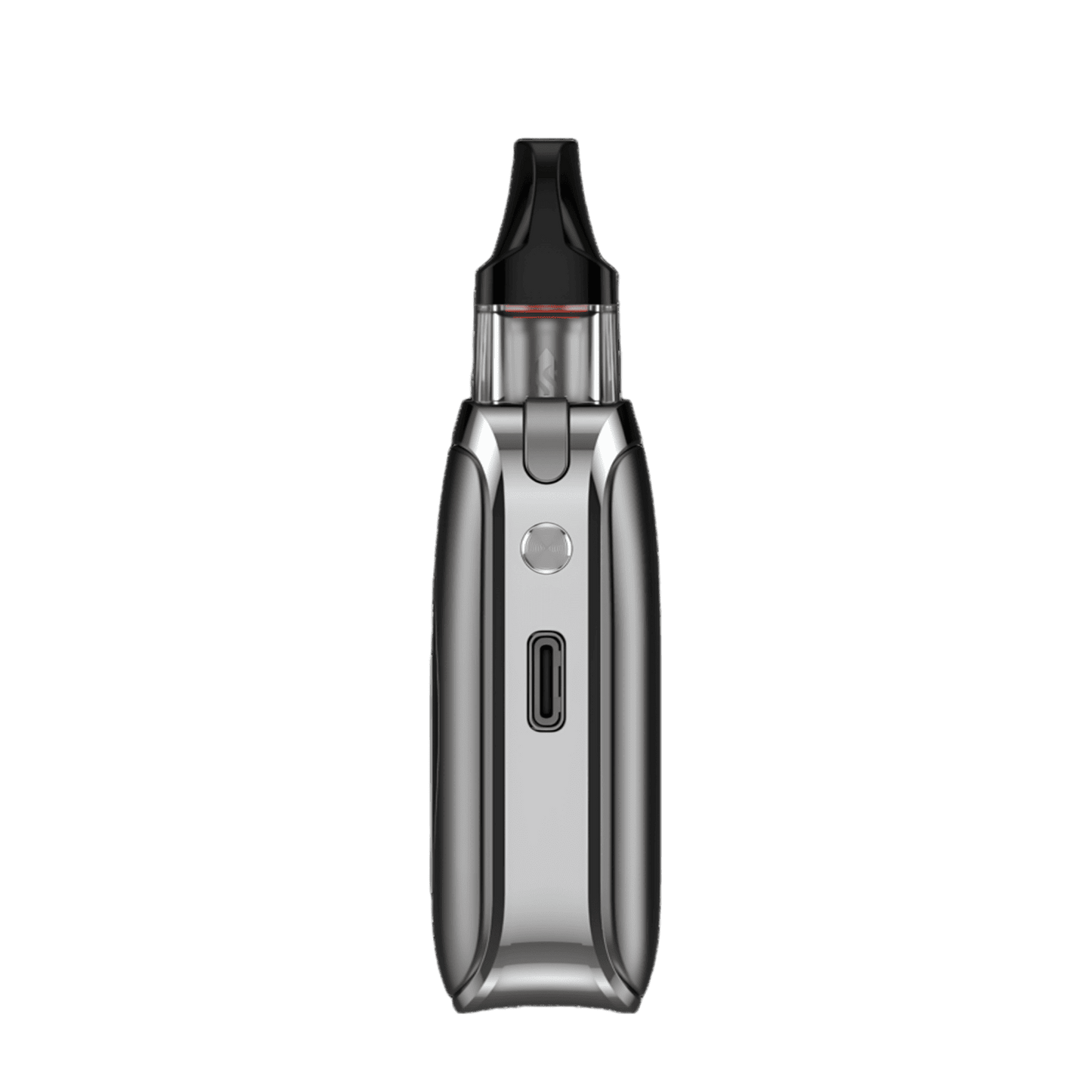 XROS 4 Nano Kit in Titanium Silver, futuristische Eleganz und technologische Präzision, für modernen Vape-Genuss.