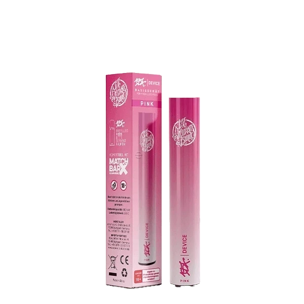 Entdecke das 187 Basisgerät Pink, dein stylisches Vape in lebendigem Rosa. Zeig deine Persönlichkeit mit diesem coolen Akkuträger!