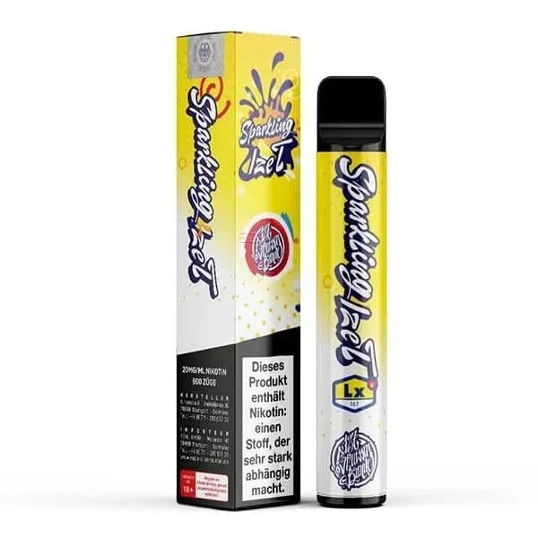 187 Strassenbande Sparkling IZE-T Zitronen Eistee Vape: Sommerfrische mit spritzigem Eistee-Geschmack. Ideal für belebendes Dampferlebnis!