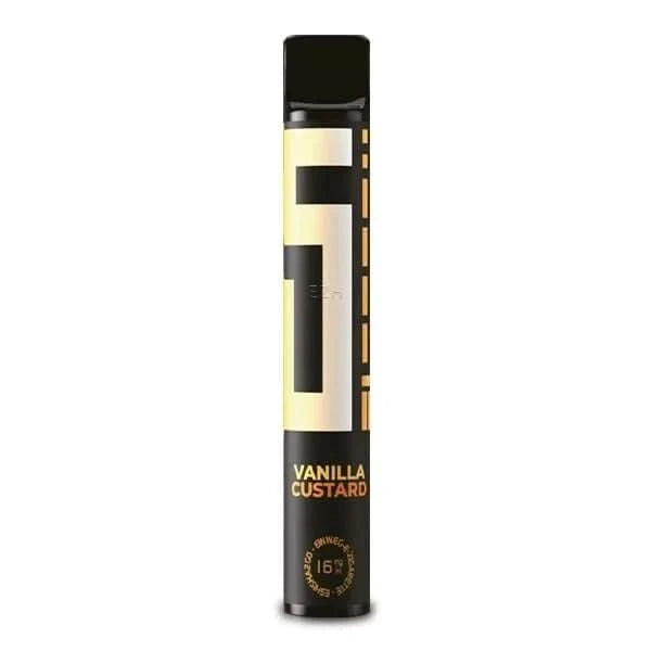 Erlebe cremige Vanille mit dem 5EL Vanilla Custard Vape für ein süßes Dampferlebnis. Gesellig und unkompliziert!