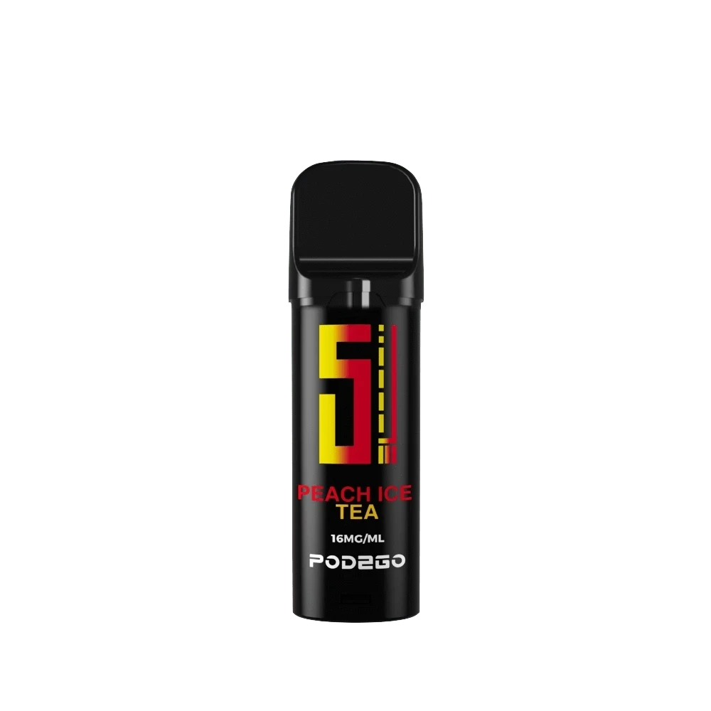 5EL Pod2Go 1er in Peach Ice Tea Geschmack für erfrischende Sommertage