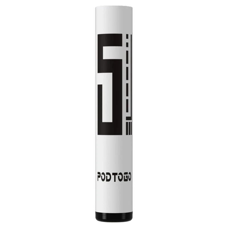 5EL Pod2Go Basisgerät in strahlendem Weiß – Minimalistisches Design für einen klaren Neuanfang beim Vapen, ideal für dich!