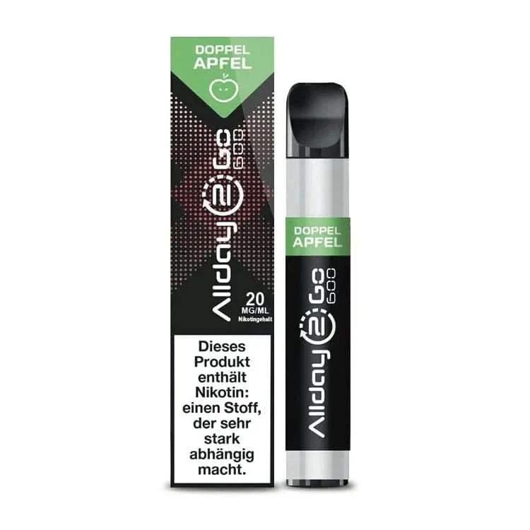 Doppel Apfel Vape Pen mit klassischem Apfelgeschmack, ideal für E-Zigaretten-Fans. Entdecke die doppelte Fruchtfreude.