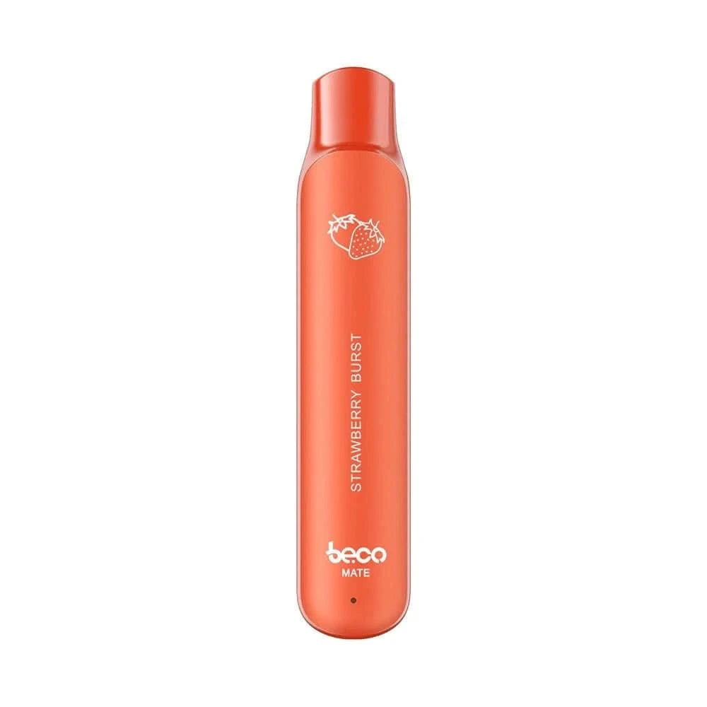 Alt Tag: Leckerer Strawberry Burst Vape von Beco Mate - schmecke sonnenreife Erdbeeren in jedem Zug. Perfekt für Fruchtliebhaber.