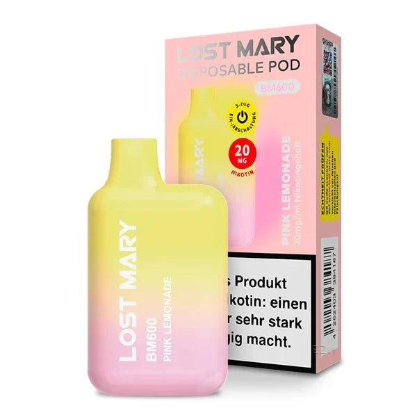Lost Mary BM600 CP - Pink Lemonade (Pinke Limonade) Einweg-Vape - EAN 4262403384187 - von vape-dealer.de
