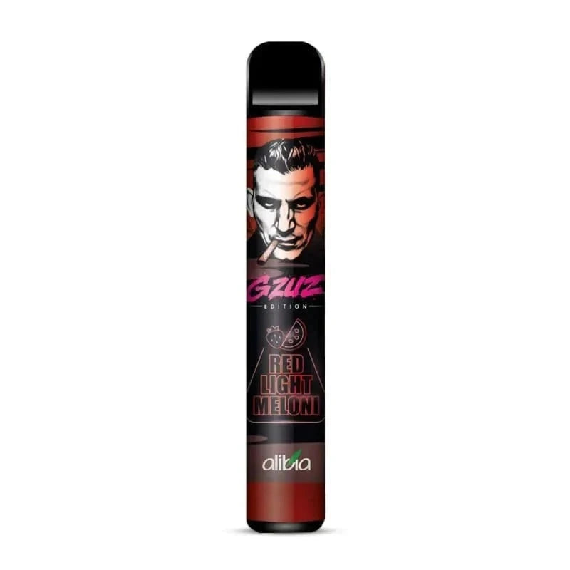 Gzuz 700 Vape: Roter Erdbeer-Wassermelonen-Geschmack für fruchtige Sommermomente. Entdecke die Alibia Edition!