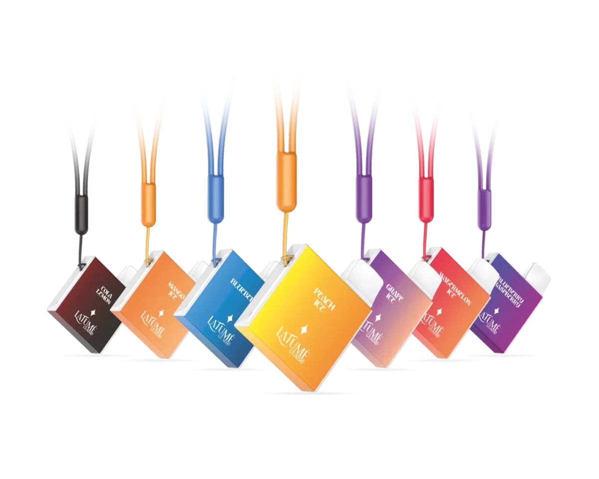 Bunte La Fume Cuatro Einweg-Vapes mit Wassermelone Menthol Aroma, perfekt für ein erfrischendes Dampferlebnis mit süßem Twist.