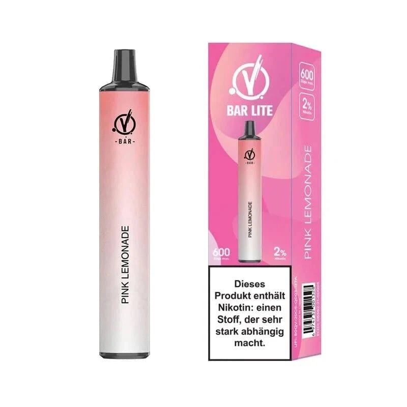 Linvo Bar Lite Einweg E-Zigarette Pink Lemonade, 600 Züge, perfekt für deinen unkomplizierten Dampfgenuss mit Nikotin.