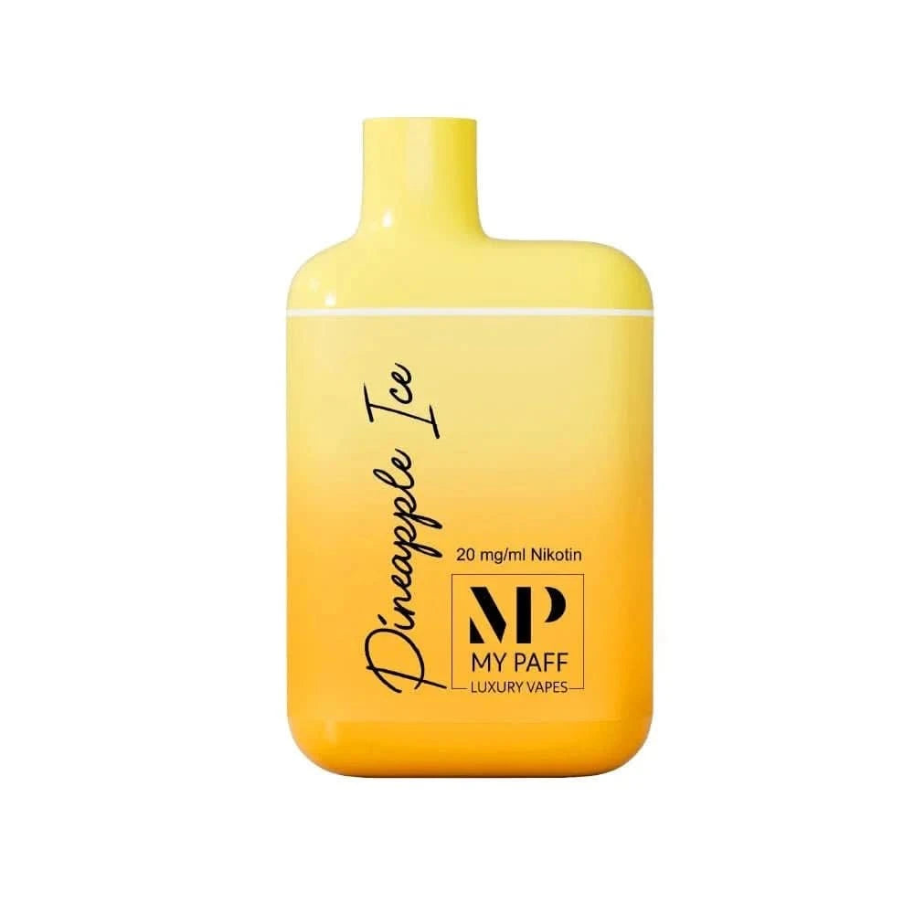 My Paff Mini Einweg-Vape Pen in Ananas Eis Geschmacksrichtung, kompakt und stylish für dein ultimatives Dampferlebnis.