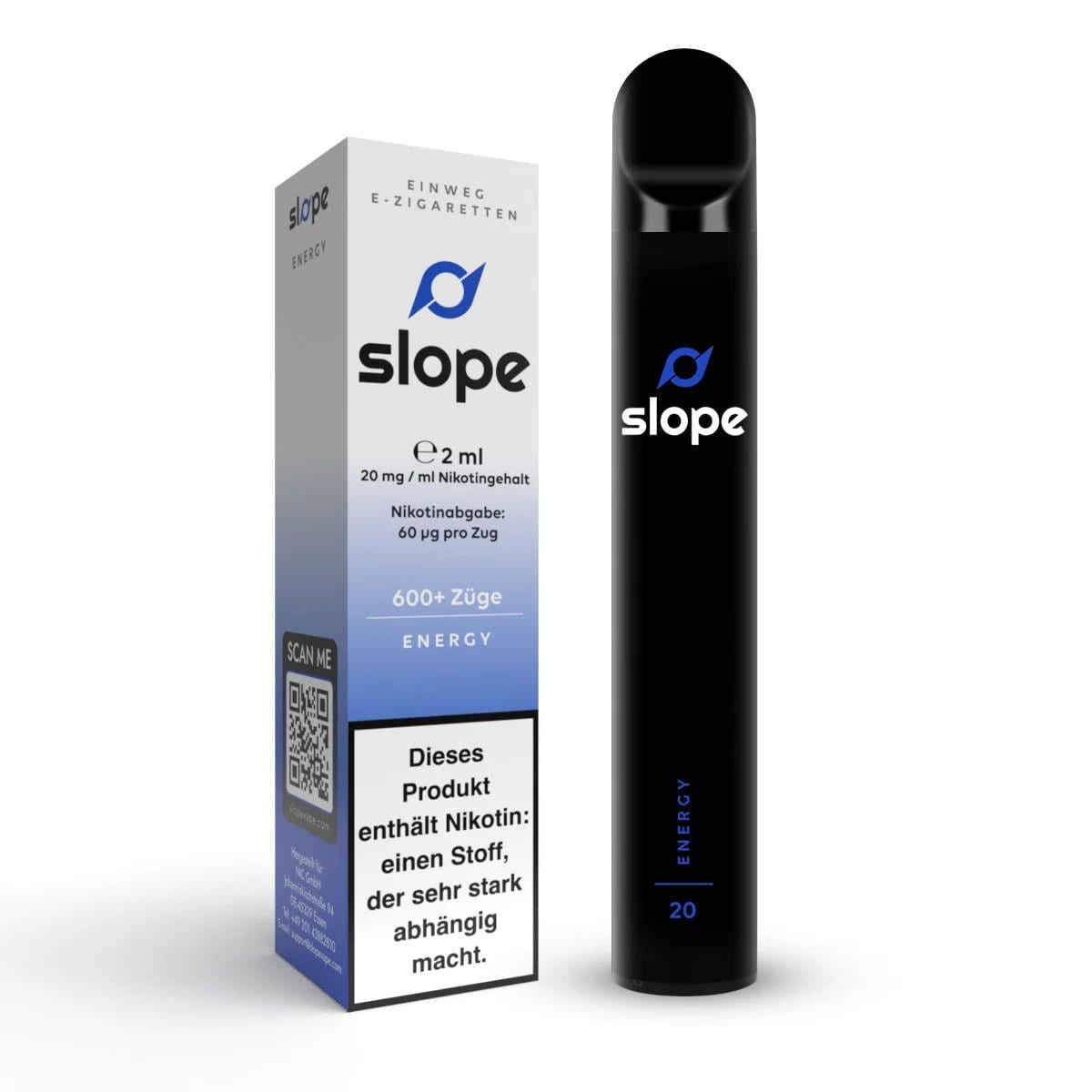 Entdecke die Slope Energy E-Zigarette – Einweg-Genuss für einen Energieschub, ideal für entspannte und besondere Momente.