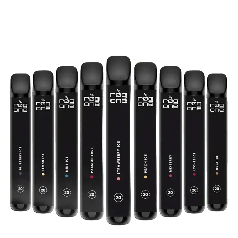 Vape Pen Collection featuring Rog One in various flavors including Orange Ice, Strawberry Ice, und mehr.