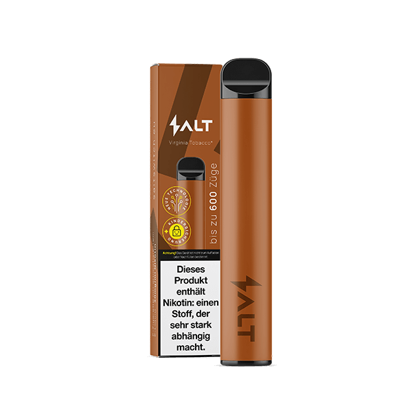 Salt Switch Virginia Tabak Einweg-Vape für deinen gedanklichen Roadtrip durch Virginia.