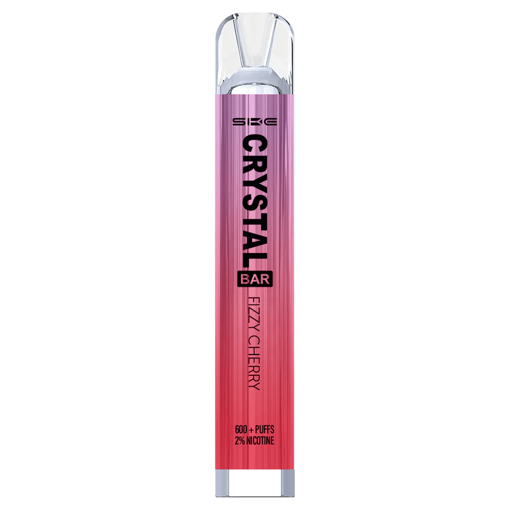 Genieße die sprudelnde Kirschlimonade mit der SKE Crystal Bar Fizzy Cherry - dein erfrischendes Sommerdampf-Erlebnis!