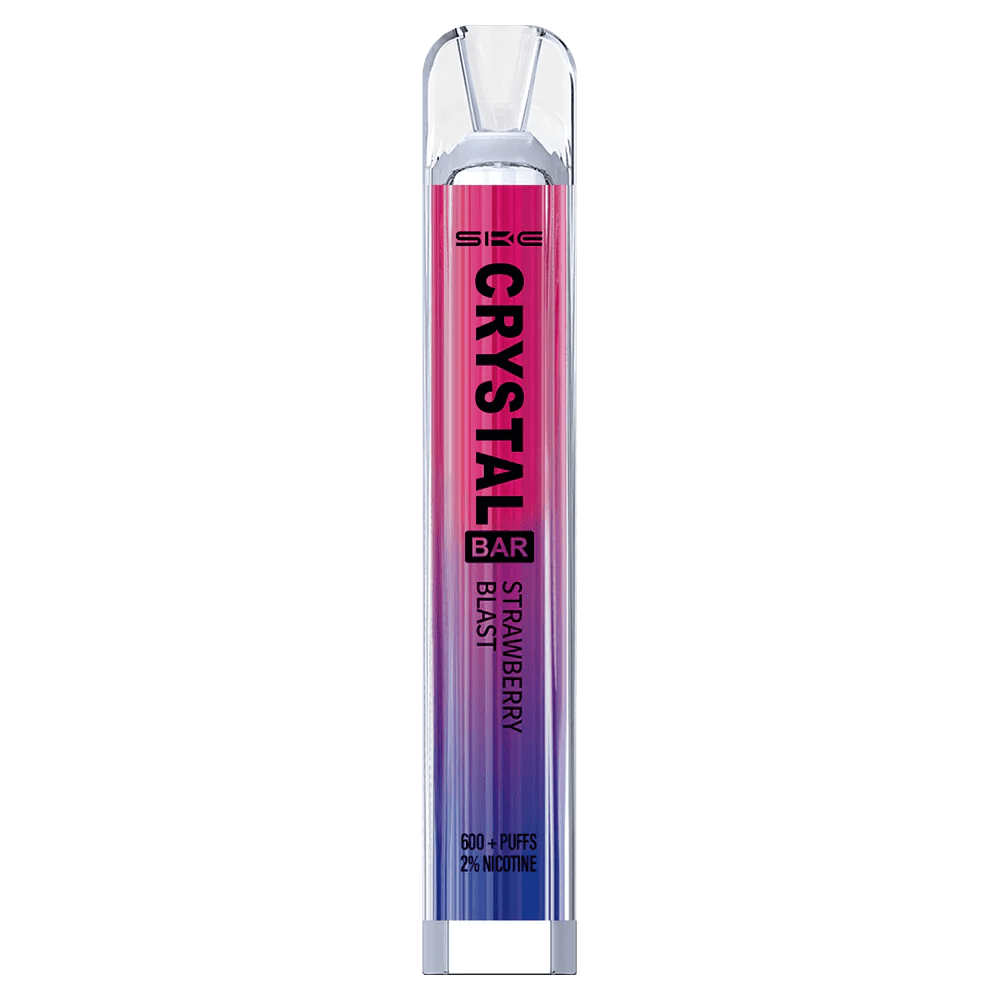 Crystal Bar Strawberry Blast: Süße Erdbeeren und erfrischende Minze für dein vape Erlebnis. Jetzt genießen und frischen Geschmack entdecken!