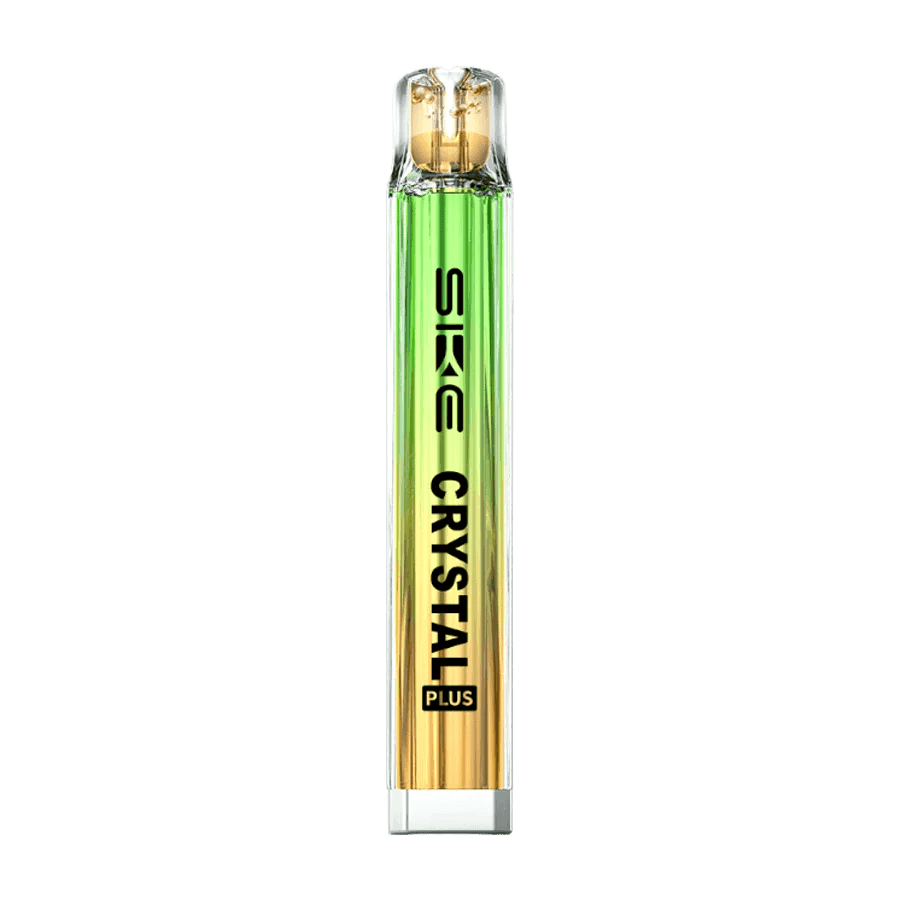 Crystal Plus Basisgerät in leuchtendem Grün und Gelb, perfekt für frische und dynamische Dampferlebnisse.