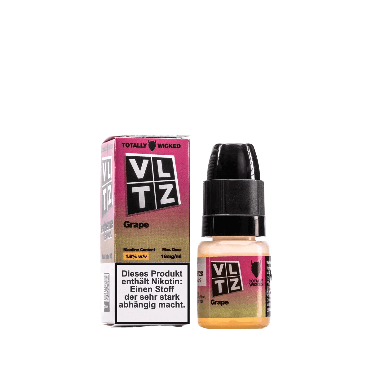 VLTZ Traube E-Liquid mit Nikotinsalz, erlebe die pure Fruchtsüße reifer Trauben. Perfekt für Fans von natürlichem Fruchtgeschmack.