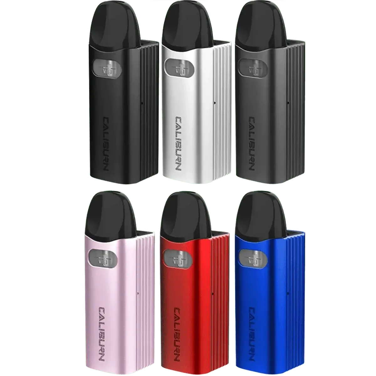 Caliburn AZ3 Kit in sechs Farben, inklusive stylischem Grau. Perfekt für dein urbanes und modernes Auftreten.