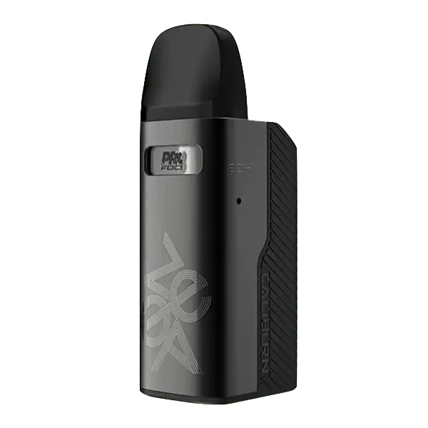 Uwell Caliburn GZ2 Kit in elegantem Schwarz, dein perfekter Begleiter fürs stilvolle Dampfen.