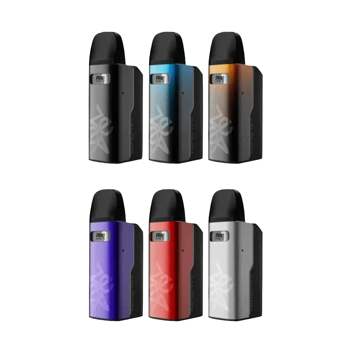 Vielfarbige Uwell Caliburn GZ2 Kits inkl. Rot – zeige deine Leidenschaft beim Dampfen mit Stil und Charakter! Perfekt für dich.