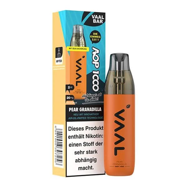 Entdecke Joyetech Vaal AOP1000 Pear Granadilla Vape, ein süßer Mix aus Birne und Granadilla für ein exotisches Dampferlebnis.