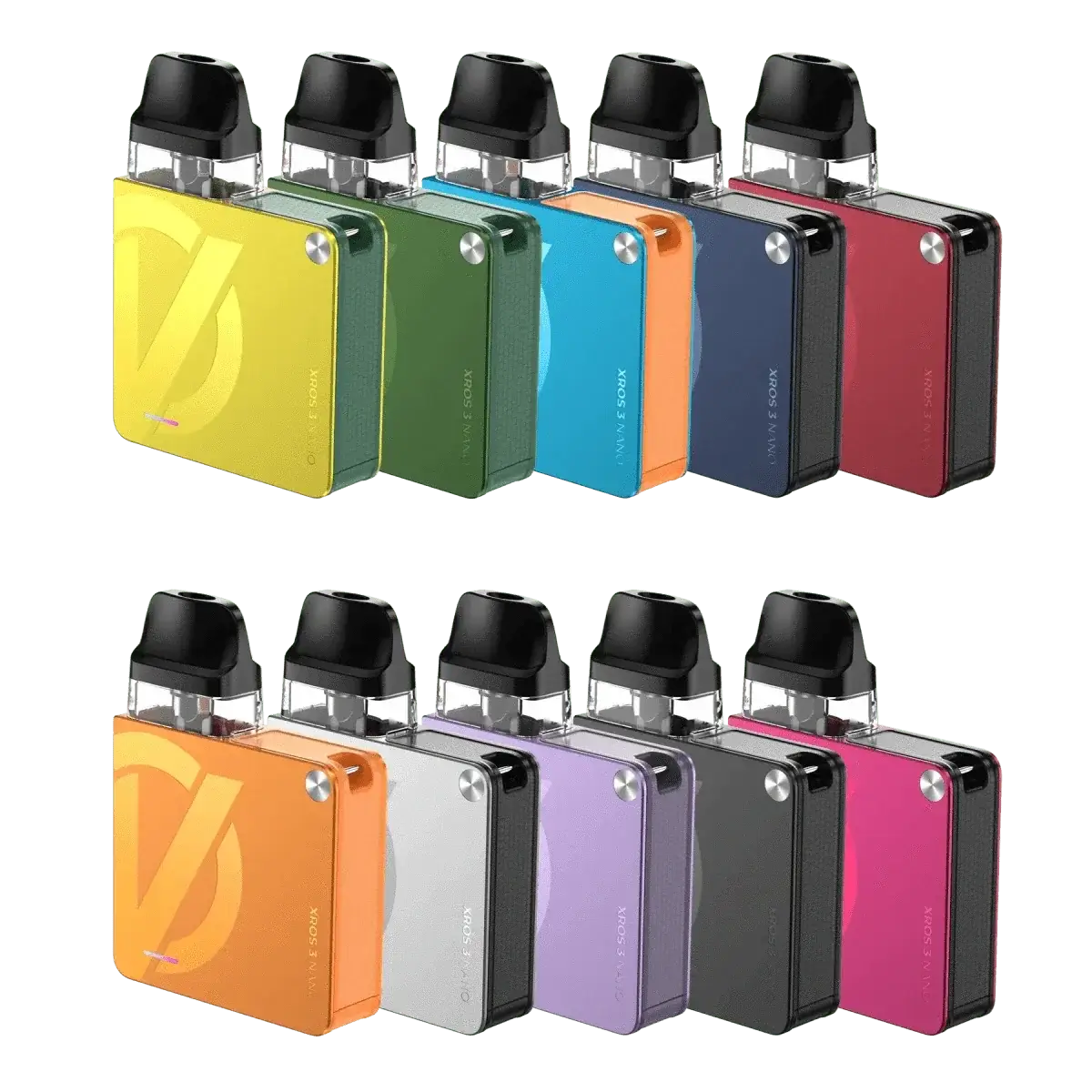 Vaporesso XROS 3 Nano Kits in verschiedenen Farben, inklusive Lilac Purple. Perfekt für entspannte Abende und kreative Inspirationen.