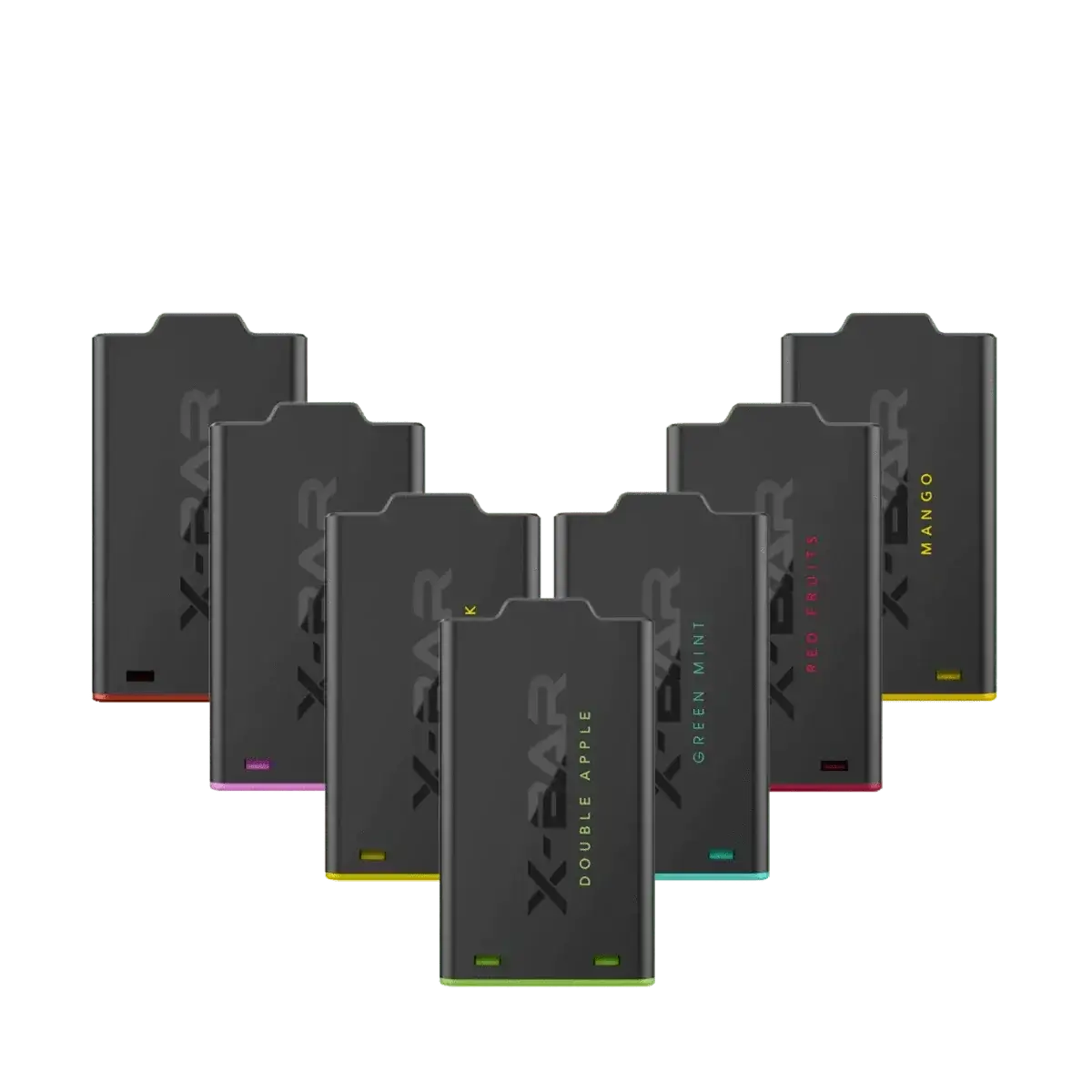 Entdecke fruchtige Vielfalt mit X-Bar Shisha Pods in verschiedenen Geschmacksrichtungen für dein E-Hookah-Erlebnis.