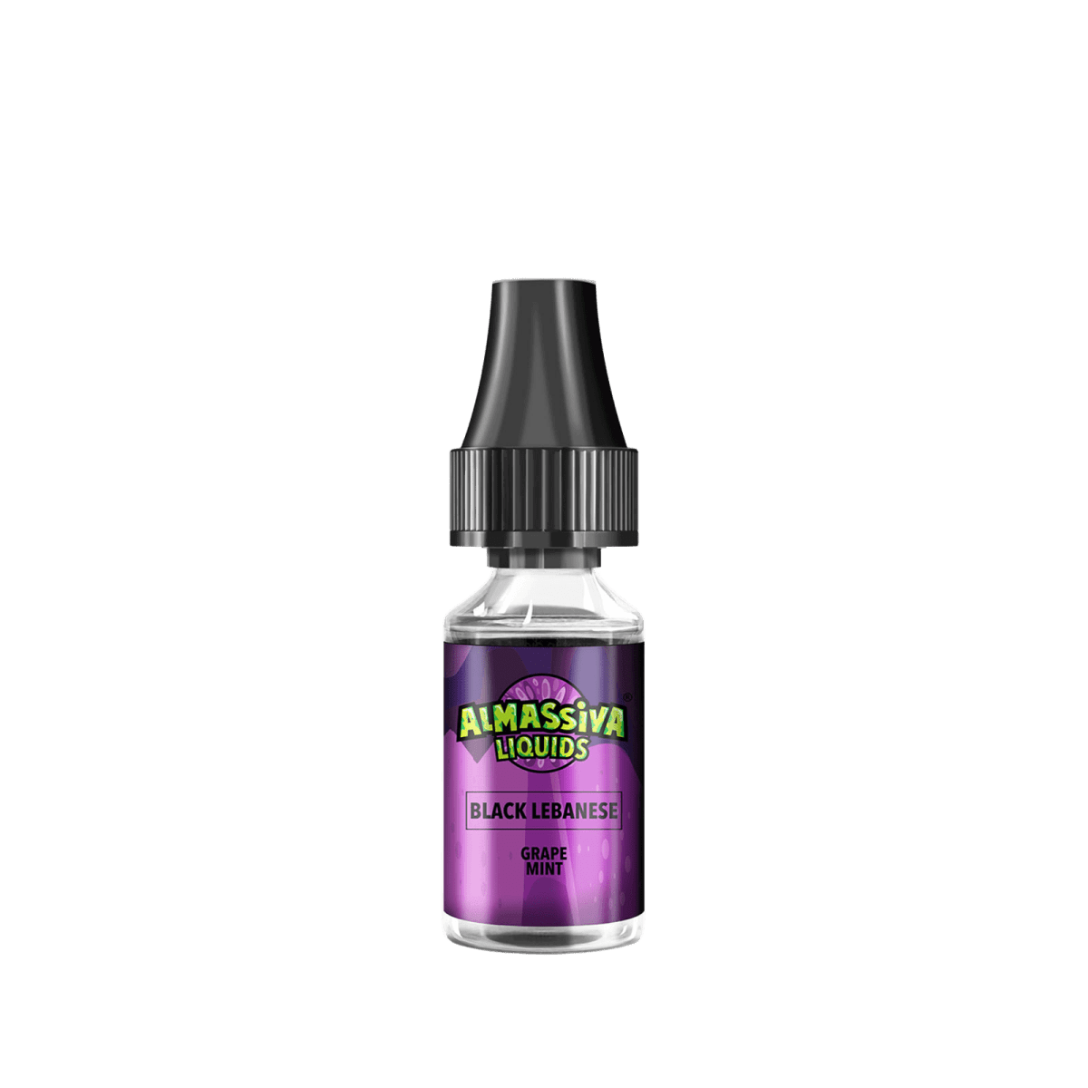 Almassiva Liquid - Black Lebanese mit vollmundigem Traube-Minze Geschmack, inspiriert vom Orient. Erlebe den intensiven Genuss.