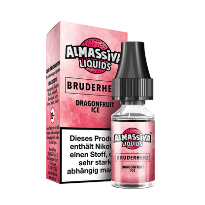 Almassiva Liquid Bruderherz, Drachenfrucht Menthol Geschmacksrichtung, erfrischendes und exotisches Liquid für dich.