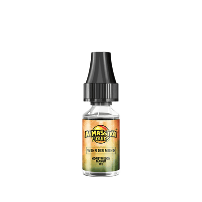Erlebe Almassiva Liquid - Wenn der Mond, ein tropisches Aroma aus Honigmelone, Mango und erfrischendem Menthol.