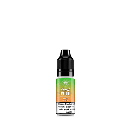 Flasche Dinner Lady Bar Salts Apple Peach E-Liquid mit Apfel- und Pfirsichgeschmack, 10ml Größe.