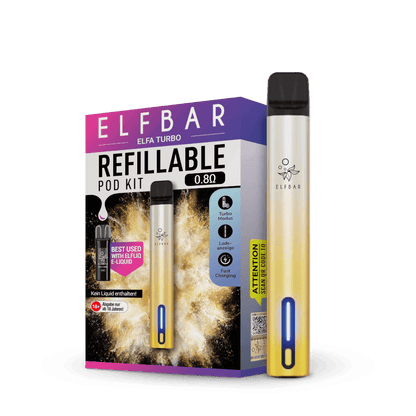 Elfbar Pod Leer Elfbar Elfa Turbo Pod Kit (Basisgert inkl. Leerpod) Elf Bar Elfbar ELFA Pods Elfbar Pod Leer Elfbar Elfa Turbo Pod Kit (Basisgert inkl. Leerpod) Elf Bar Elfbar ELFA Pods