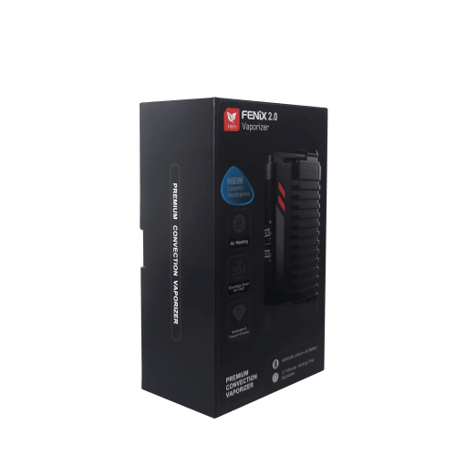 Fenix Vaporizer 2.0 - Schwarz, eleganter und leistungsstarker Verdampfer in mattem Schwarz, ideal für stilbewusste Genießer.