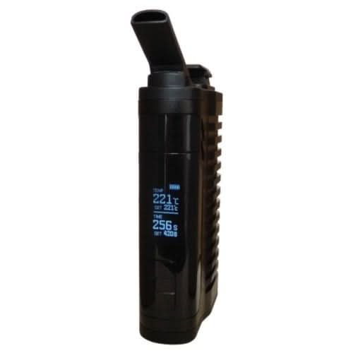 Eleganter Fenix Vaporizer 2.0 in Schwarz mit mattem Finish für stilvolles Verdampfen zu Hause und unterwegs.