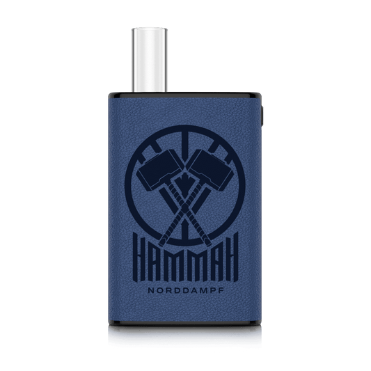 Norddampf HAMMAH Vaporizer in Nordic Blue, modern und leistungsstark für stylische Abenteuer.
