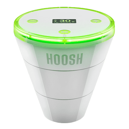 Hoosh E-Head in Weiß – modernes, mattes Finish ohne Fingerabdrücke, ideal für dein minimalistisches Setup.