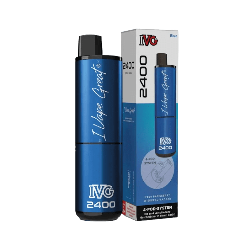 Acme Global IVG 2400 Basisgerät - Blue (Blau) Einweg Pod-System - EAN 8R-6SH7-I40V - von vape-dealer.de