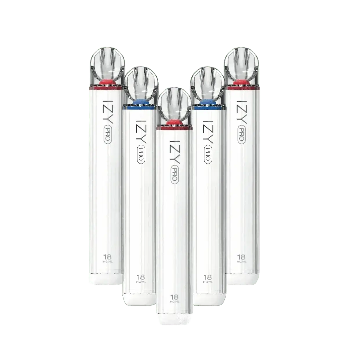 Fünf Izy Pro Vapes mit intensivem Tabakgeschmack genießen, mit reichem, vollmundigem Aroma.