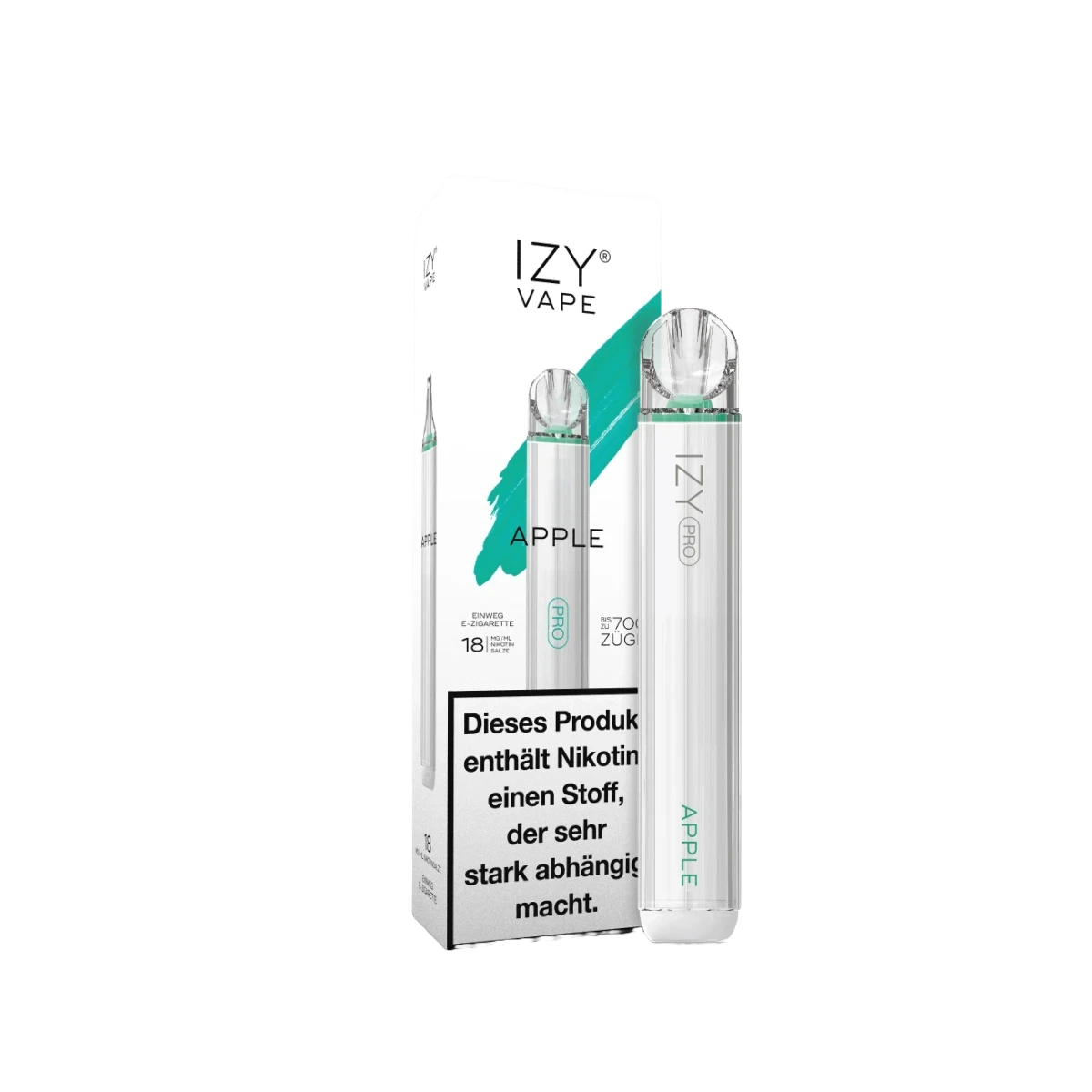 Izy Pro - Apple Vape mit erfrischendem Apfelgeschmack, perfekter Genuss für deine Auszeit.